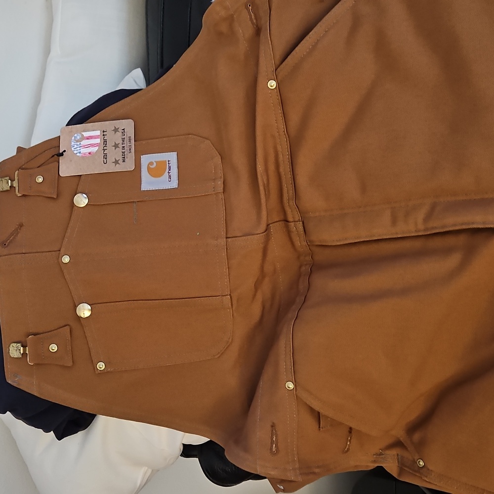 Carhartt Arctic-Quilt Lined Mens Overalls - Brown
